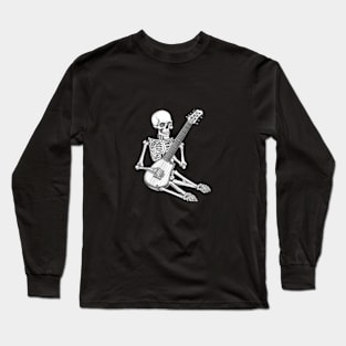 Skeleton rock n roll Long Sleeve T-Shirt